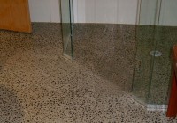 Polished concrete floor idea